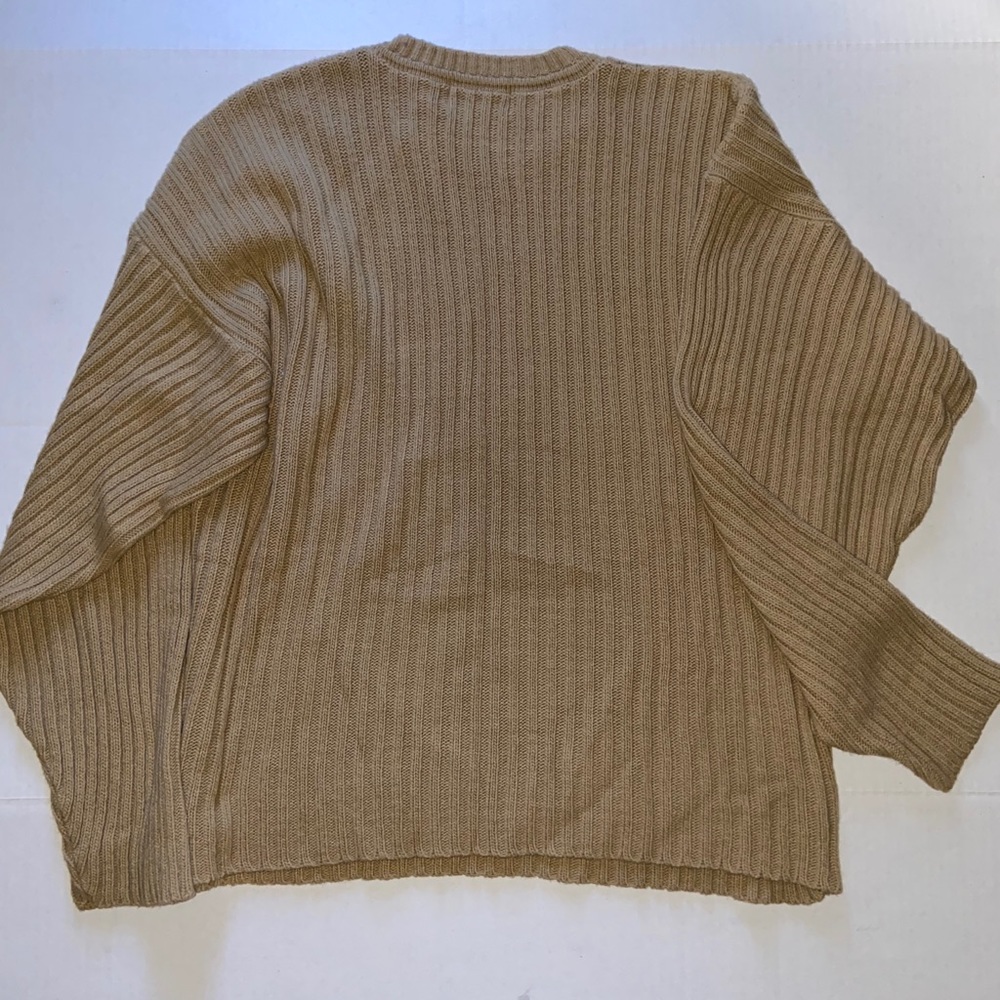 T.A.T.2 Vintage Single Line Tan Sweater Large - Picture 5 of 6